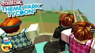 Роблокс Парк Аттракционов #1 Строим для Получения Приза Игра для Детей Roblox Theme park Tycoon #1