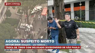 Bandido troca tiros com delegado divisionário de SP