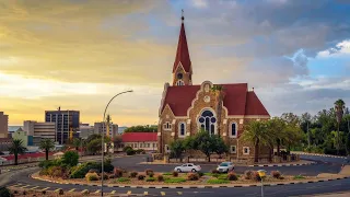 WINDHOEK NAMIBIA | HD AERIAL VIEW