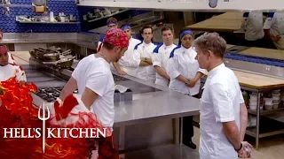 Gordon Kicks Frank Out Of Hell's Kitchen Immediately After Service | Hell's Kitchen