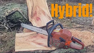 Making firewood! 359/272 hybrid + stihl Ms241