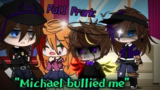 Michael bull¡ed Elizabeth ⁉️ [Full gacha prank ] // FNAF // Afton Family 🎶