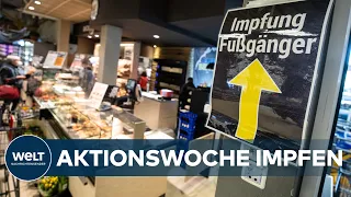 CORONA-IMPFKAMPAGNE: "Impfen to go" im Einzelhandel soll neuen Schwung bringen