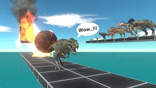 Run Away From Giant Fireball - Animal Revolt Battle Simulator