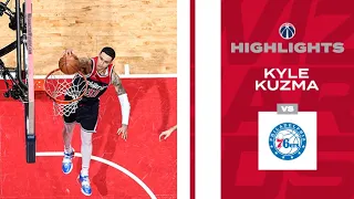 Highlights: Kyle Kuzma's double-double vs Sixers - 1/17/22