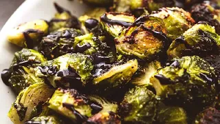 Roasted Brussels Sprouts with Parmesan and Balsamic