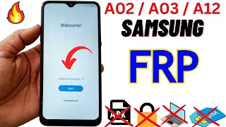Samsung A02/A03/A12 Frp Bypass 2024 | Google Account Remove | Fix Package Disabler Failed New Update