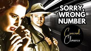 Sorry Wrong Number 1948 film noir, Barbara Stanwyck, Burt Lancaster, full movie reaction