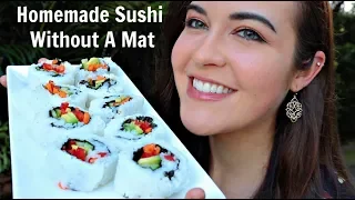 How to Make Sushi Without A Bamboo Mat!