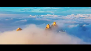 Mount Laojun, Luoyang, Henan, China - A Sacred Taoist Temple Cluster Built atop the Mountains (4k)