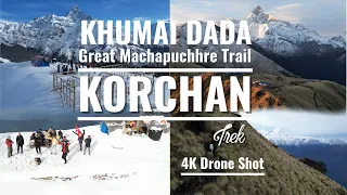 Get Ready for the Epic Droneshot of "Khumai Dada (GMT) Great Machapuchhre Trail"!