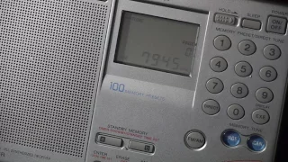 Sony ICF-SW7600GR: Strange conversation in Spanish on 38 meters