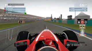 F1 2013 - Modalità carriera ITA - ep.4 - Malesia Gara - Difesa e Staccate