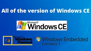 All Versions of Windows CE