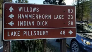 Mendocino National Forest in the winter - trying to get in