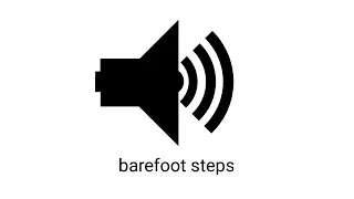 barefoot steps sound effect (royalty free)