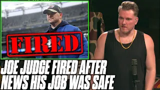 Joe Judge Fired By Giants, Rumors It Was Over Questionable QB Sneak | Pat McAfee Reacts