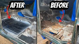 Bronco Floor is Completely Patched!! 1979 Ford Bronco Restoration |PART 21|