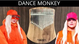 TONES and I - DANCE MONKEY Kalimba Tutorial - Kalimba Tabs - Easy Practice