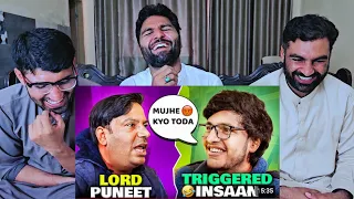 Lord Puneet Superstar Roasted Me  Tea with Triggered Ep.2| PAKISTAN REACTION