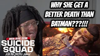 Suicide Squad Kill The Justice League Wonder Woman Death scene Is Better Than Batman REACTION ( WHY)