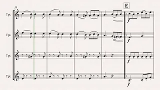 Tarantella Napoletana - Italian Folk Song - Trumpet Quartet
