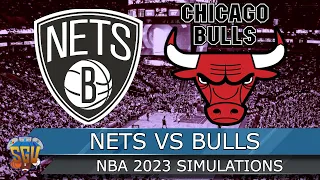 Brooklyn Nets vs Chicago Bulls | NBA Today 1/4/2023 Full Game Highlights (NBA 2K23 Sim)