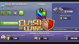 7200 COPPE - 60 AL MONDO - SONO PIÙ FORTE DI £King£ e Piazz - CLASH OF CLANS ITA - REQ CALO MAGNO