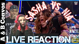 LIVE REACTION - Sasha Banks vs. Nia Jax - SmackDown Women’s Title Match  | Smackdown Live 3/19/21