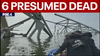 Baltimore bridge collapse: 6 workers presumed dead