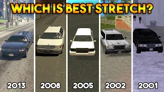 GTA : WHICH IS BEST STRETCH IN EVERY GTA? (GTA 5, 4, SA, VS, 3)