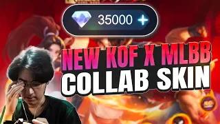 HOW MANY DIAMONDS DOES IT TAKE TO GET ALL 3 NEW KOF SKINS?!? | Mobile Legends