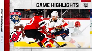 Panthers @ Devils 4/2 | NHL Highlights 2022