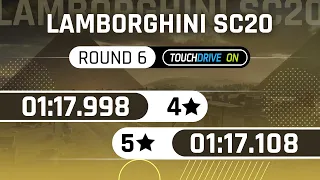 Asphalt 9 - LAMBORGHINI SC20 Grand Prix Round 6 - 4⭐ & 5⭐ Touchdrive Laps - THOUSAND MINARETS