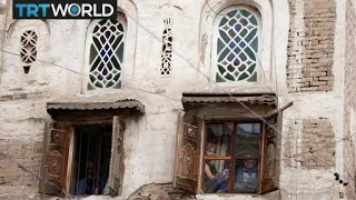 The War in Yemen: Destroyed buildings in Sanaa's old city rebuilt