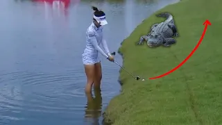 CRAZIEST UNCONVENTIONAL SHOTS - LPGA + USGA | WSN