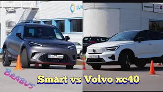 BRABUS Smart #1 vs Volvo xc40 recharge Ev Moose test