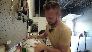 REPAINTING A FOOTBALL HELMET A SECOND TIME