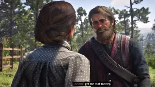 Red Dead Redemption 2 - Arthur Comes Back To Mrs Downes For Debt & Finds Out Her Husband Died