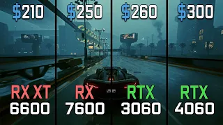 RX 6600 XT vs RTX 3060 vs RX 7600 vs RTX 4060 - Which is Better?