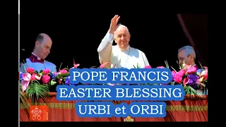 Pope Francis' Urbi et Orbi Easter Blessing "May we be won over by the peace of Christ!" 🙏