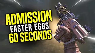 60 Second Guides | FULL "ADMISSION" EASTER EGG GUIDE! (CUSTOM ZOMBIES)