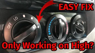 How to Fix Toyota Fan Only Working on High (2005-2015 2nd Gen Tacoma)