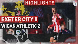 HIGHLIGHTS: Exeter City 0 Wigan Athletic 2 (21/10/23) EFL Sky Bet League One