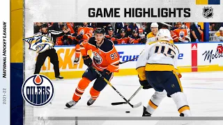 Predators @ Oilers 11/3/21 | NHL Highlights