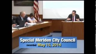 Tense exchange between mayor and city manager in Meriden