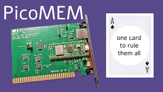 PicoMEM - One ISA card to rule them all. HDD/Floppy/RAM/Mouse/WiFi/POST Code