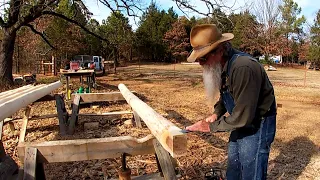 How to Lay Out and Cut Tenons on a Round Floor Joist