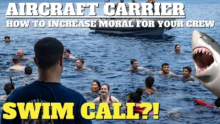 What A Swim Call Means On Aircraft Carriers? Jumping Off A Navy Warship On Purpose!!!