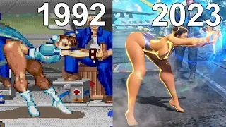 EVOLUTION of Chun Li's Kikoken